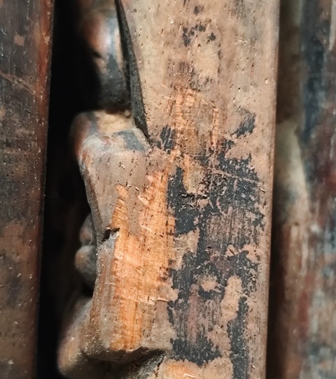 古玩雜項床真品鑒賞圖