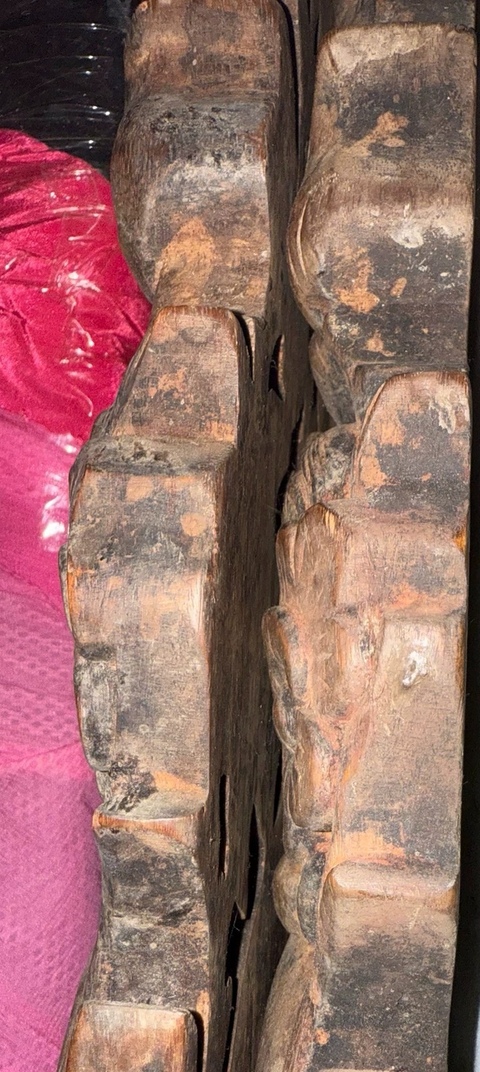 古玩雜項床真品鑒賞圖