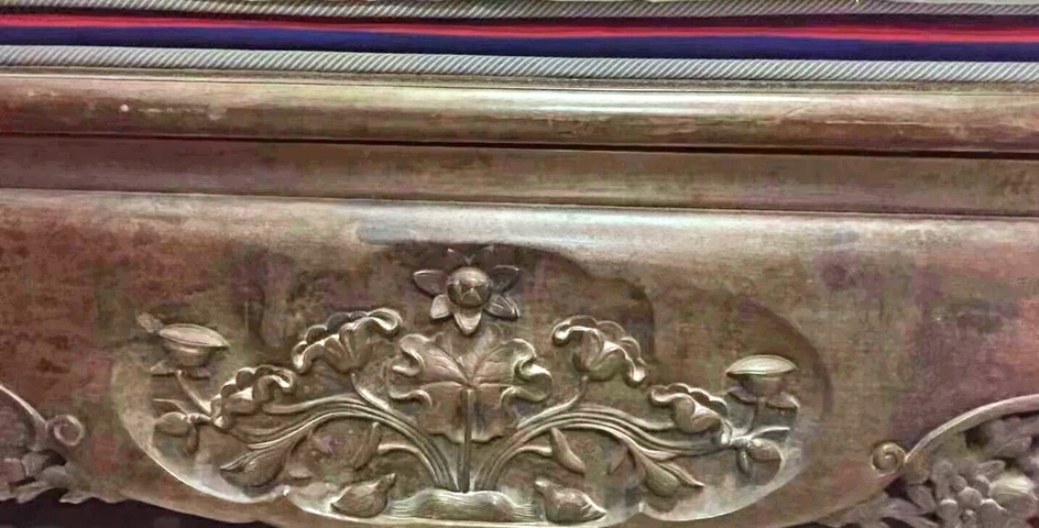 古玩雜項床真品鑒賞圖
