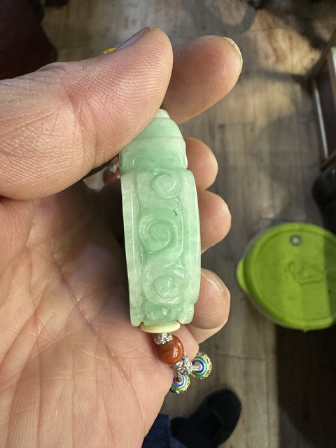 古玩玉器翡翠香囊拍賣,當前價格5555元