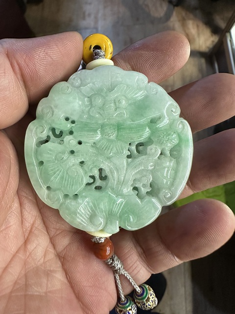 古玩玉器翡翠香囊拍賣,當前價格5555元