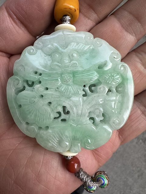 古玩玉器翡翠香囊拍賣,當前價格5555元
