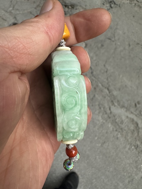 古玩玉器翡翠香囊拍賣,當前價格5555元