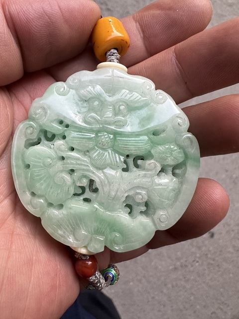 古玩玉器翡翠香囊拍賣,當前價格5555元