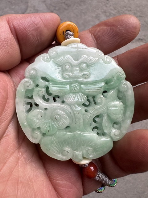 古玩玉器翡翠香囊拍賣,當前價格5555元