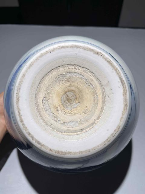 古玩陶瓷清康熙青花山水畫缸真品鑒賞圖