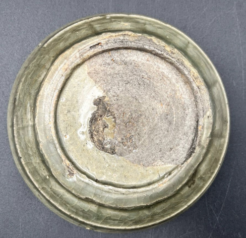 古玩陶瓷龍泉青瓷蔗椴洗真品鑒賞圖