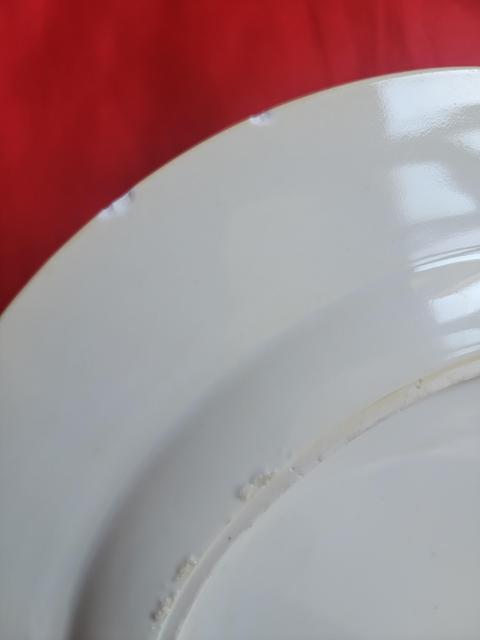 古玩陶瓷墨彩山水人物紋盤真品鑒賞圖