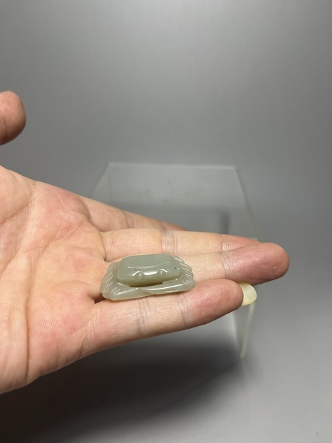 古玩陶瓷八方來財(cái)玉雕件真品鑒賞圖