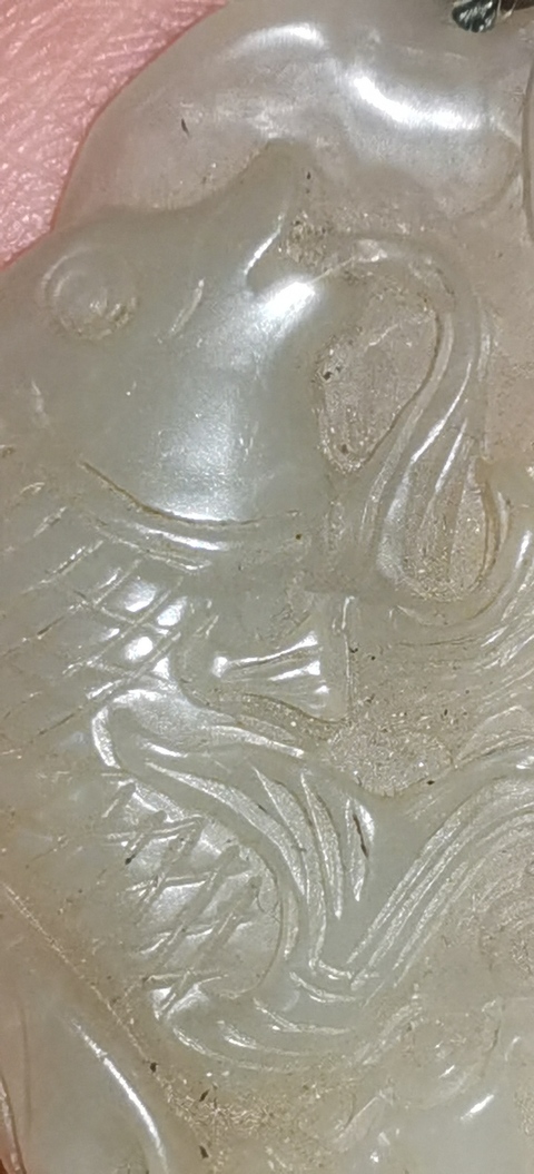 古玩玉器玉魚真品鑒賞圖