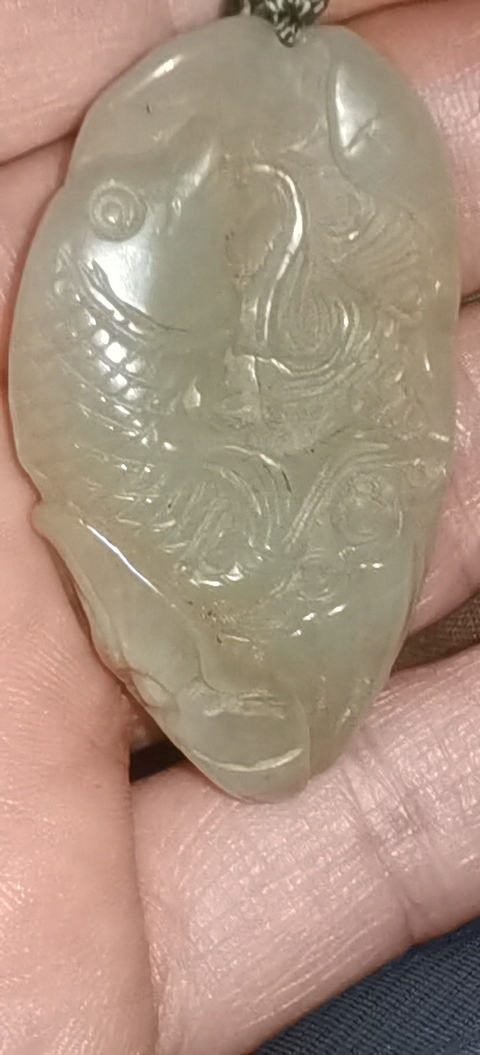 古玩玉器玉魚真品鑒賞圖