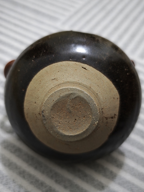 古玩陶瓷南宋福建窯口黑釉茶盞真品鑒賞圖