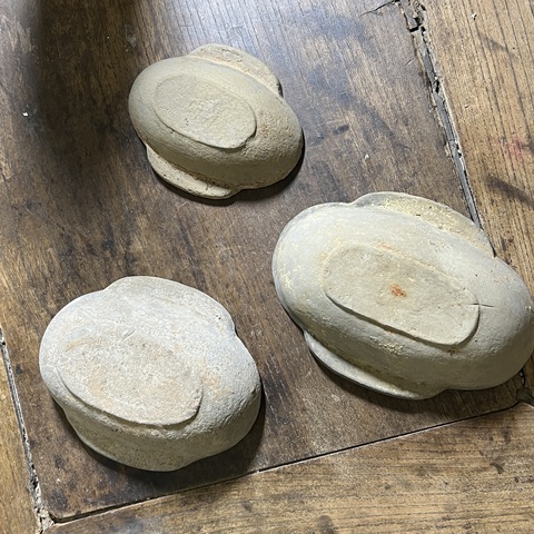 古玩陶瓷灰陶羽觴杯真品鑒賞圖
