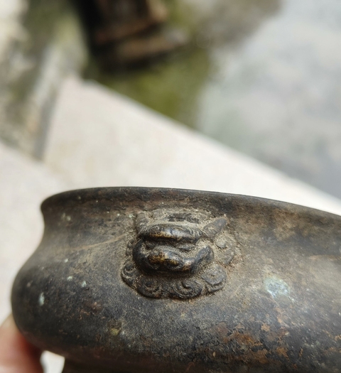 古玩銅器銅爐真品鑒賞圖