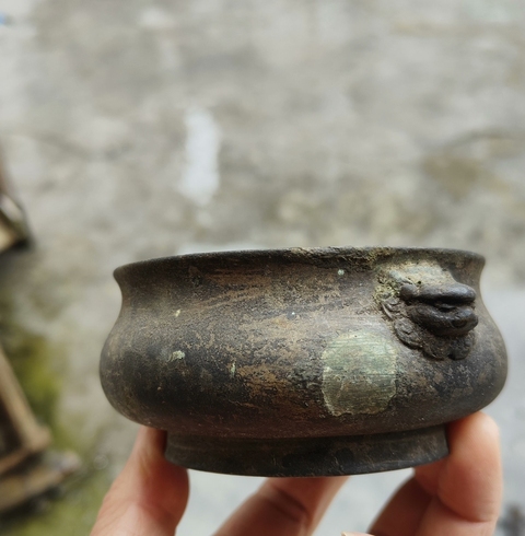 古玩銅器銅爐真品鑒賞圖