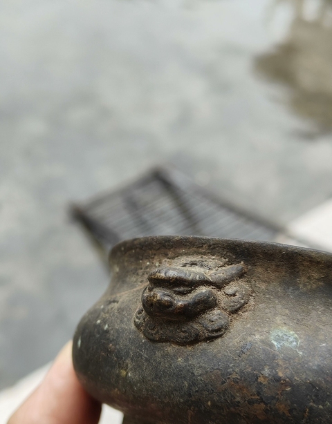 古玩銅器銅爐真品鑒賞圖
