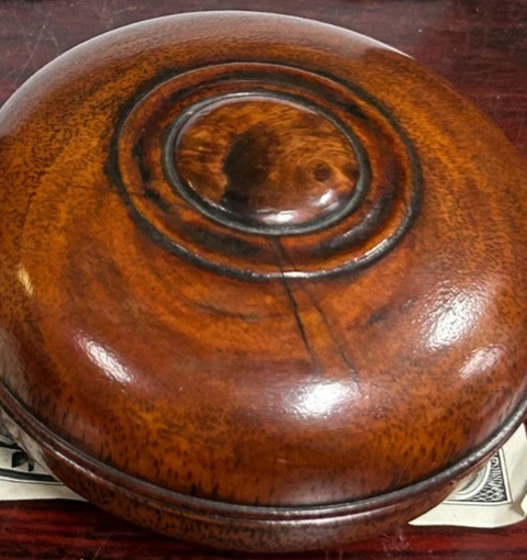 古玩雜項圓盒真品鑒賞圖