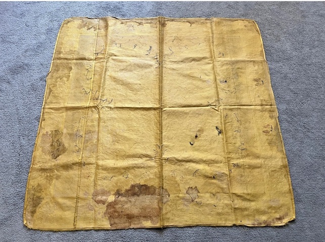 古玩雜項刺繡坐墊真品鑒賞圖
