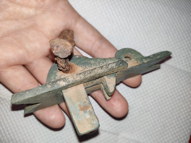 古玩銅器三國(guó)弩機(jī)真品鑒賞圖