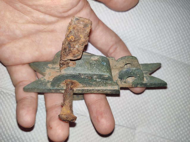 古玩銅器三國(guó)弩機(jī)真品鑒賞圖