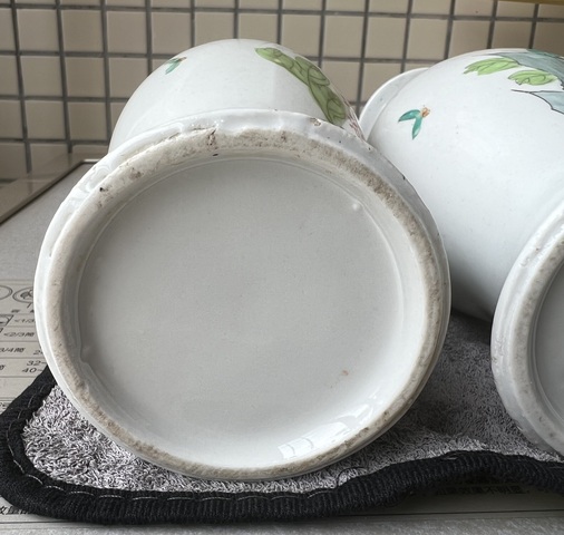 古玩陶瓷民國粉彩觀音瓶真品鑒賞圖