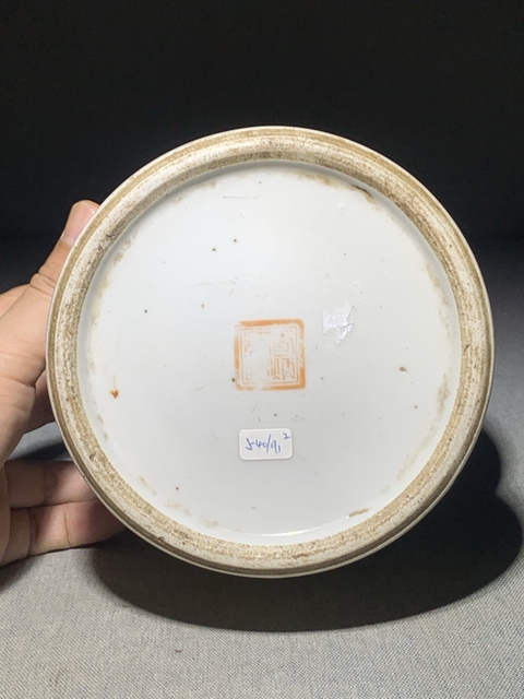 古玩陶瓷粉彩博古圖將軍罐真品鑒賞圖