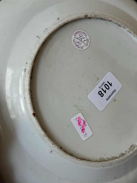 古玩陶瓷人物紋廣彩盤真品鑒賞圖