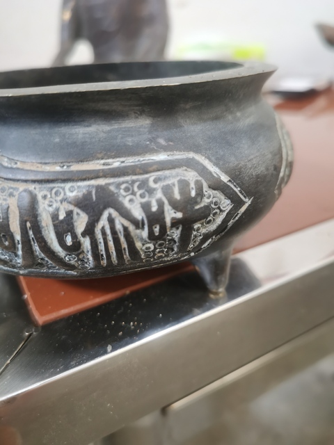 古玩銅器銅爐真品鑒賞圖