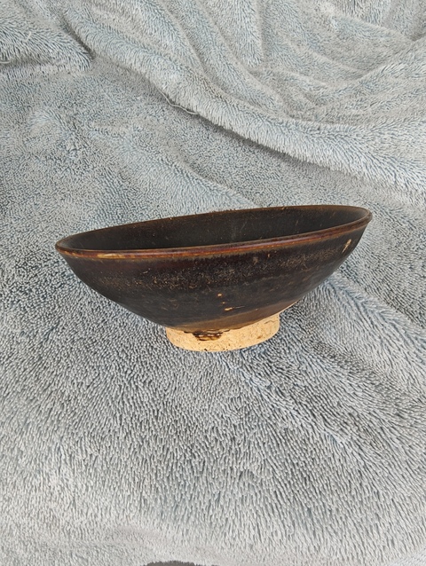 古玩陶瓷宋代吉州窯黑釉盞拍賣，當前價格1800元