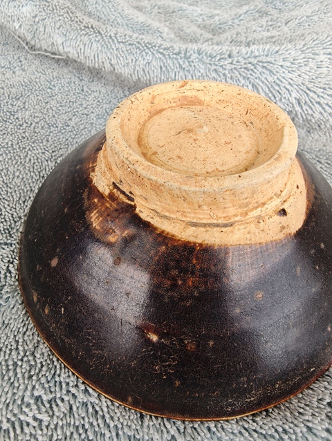 古玩陶瓷宋代吉州窯黑釉盞拍賣，當前價格1800元