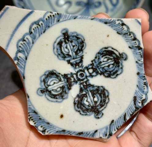 古玩陶瓷瓷片真品鑒賞圖