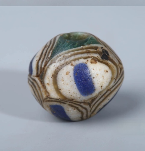古玩雜項蜻蜓眼真品鑒賞圖