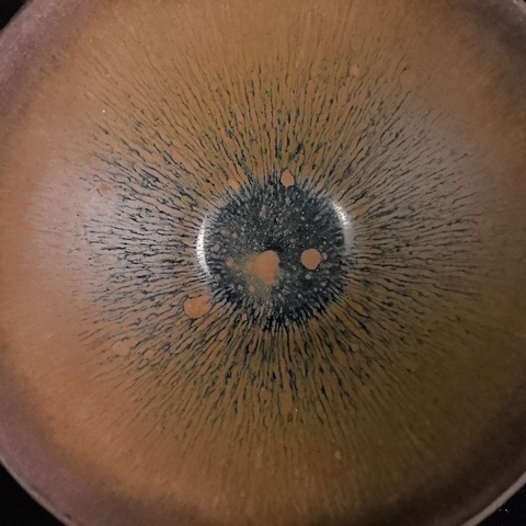 古玩陶瓷兔毫盞真品鑒賞圖