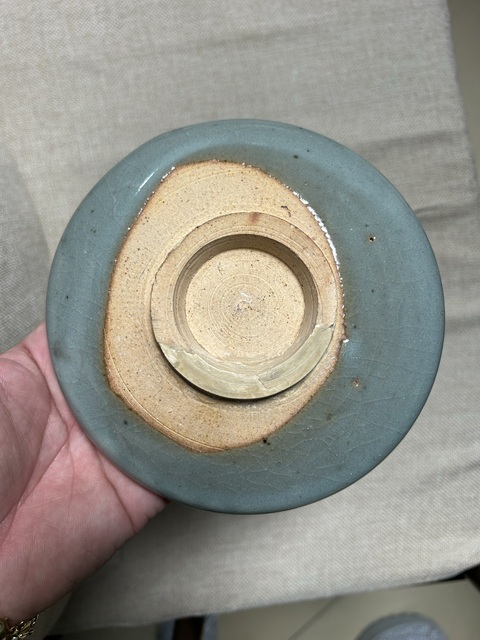 古玩陶瓷青釉盤真品鑒賞圖