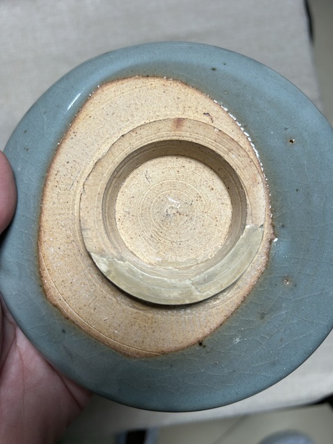 古玩陶瓷青釉盤真品鑒賞圖
