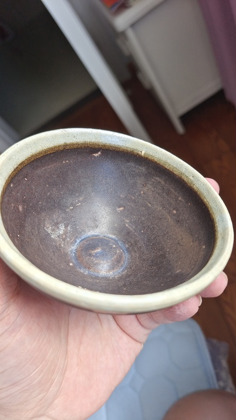古玩陶瓷宋代·贛州窯黑釉白覆輪盞拍賣，當(dāng)前價格6888元