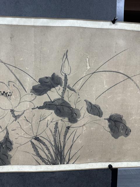 古玩字畫(huà)陳道復(fù)(群芳圖)款手卷真品鑒賞圖
