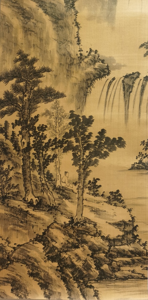 古玩字畫已故福建籍中國現代著名書畫家唐獻瑞山水拍賣,當前價格6000元