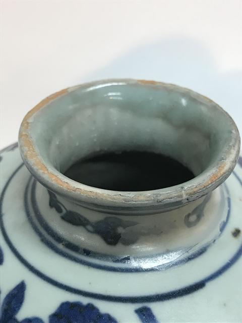 古玩陶瓷青花罐真品鑒賞圖