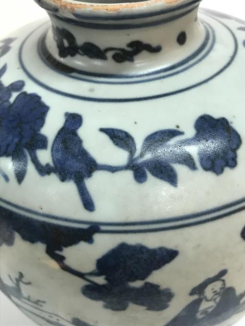 古玩陶瓷青花罐真品鑒賞圖