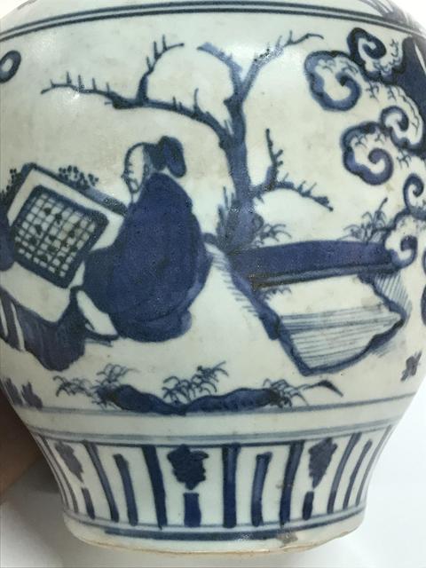 古玩陶瓷青花罐真品鑒賞圖