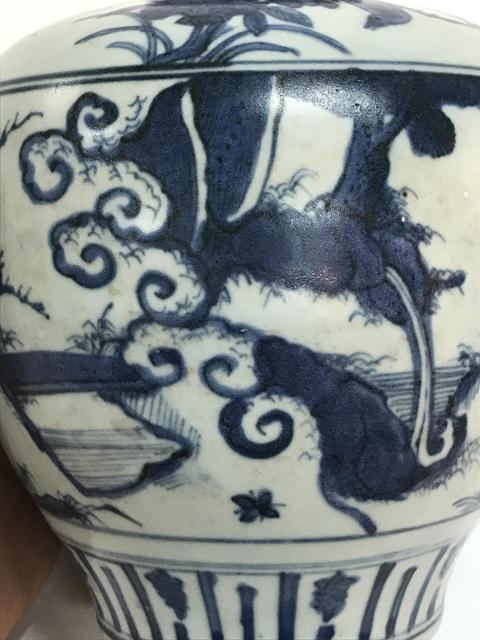 古玩陶瓷青花罐真品鑒賞圖