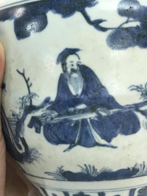 古玩陶瓷青花罐真品鑒賞圖