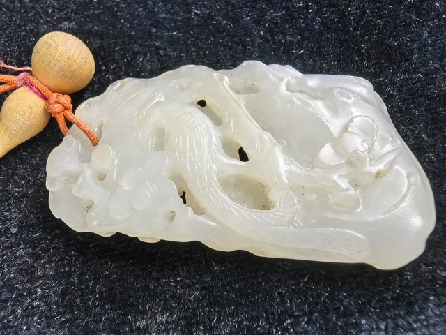 古玩玉器喜上眉梢真品鑒賞圖