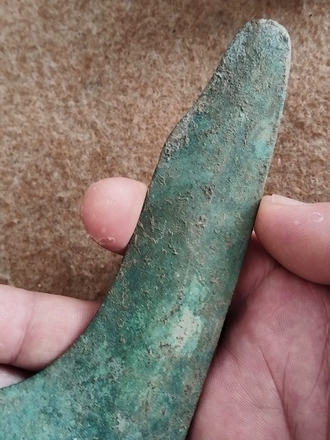 古玩銅器青銅戈真品鑒賞圖