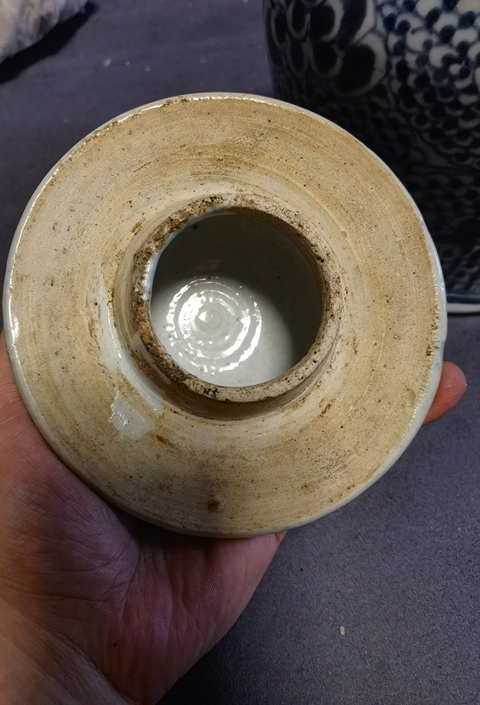 古玩陶瓷鳳紋青花將軍罐真品鑒賞圖