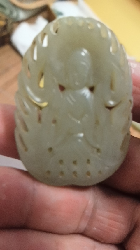 古玩玉器和田玉牌真品鑒賞圖