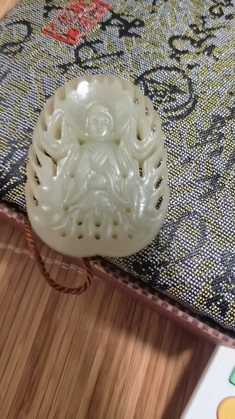 古玩玉器和田玉牌真品鑒賞圖