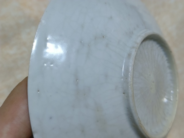 古玩陶瓷魁星點斗青花盤真品鑒賞圖
