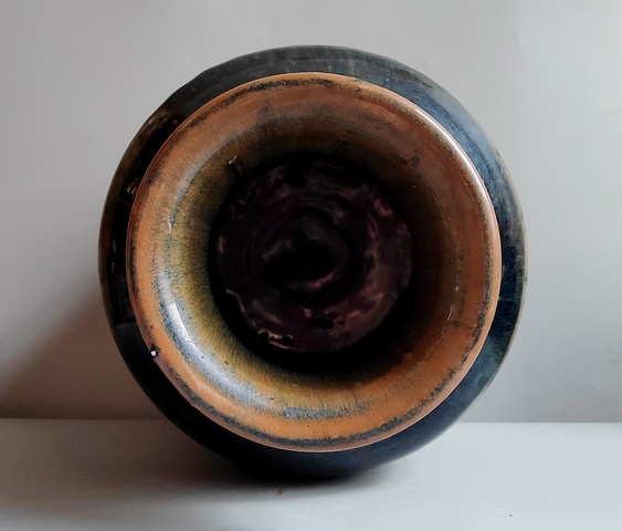 古玩陶瓷有格調(diào)的明代窯變釉大罐拍賣,當(dāng)前價(jià)格38元